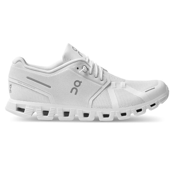 On Men's Cloud 5 Running Shoes, All White, Size 8 (New in Box) - Picture 10 of 10